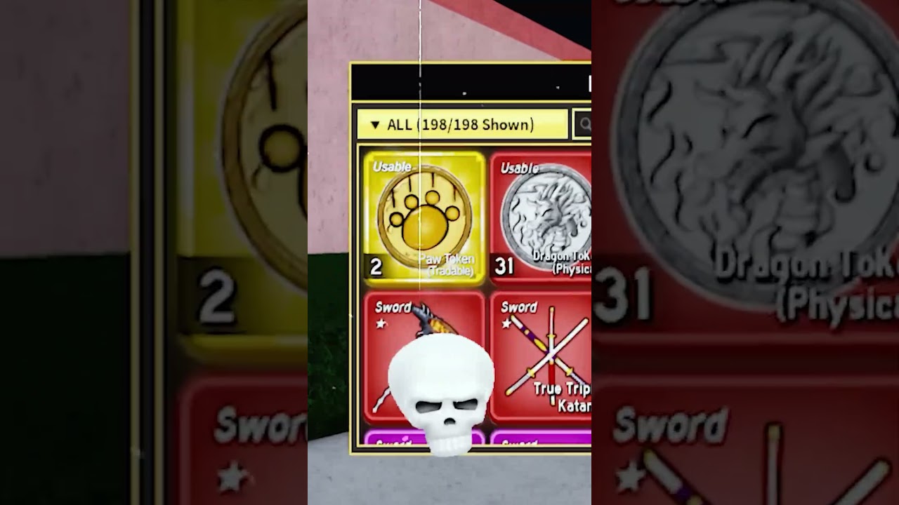 PAW REWORK TOKEN EN BLOX FRUITS ☠️