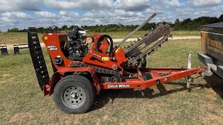 Used Ditch Witch 36” Walk Behind Trencher For Sale