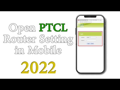 192.168.10.1 | How to Open PTCL Router Settings in Mobile