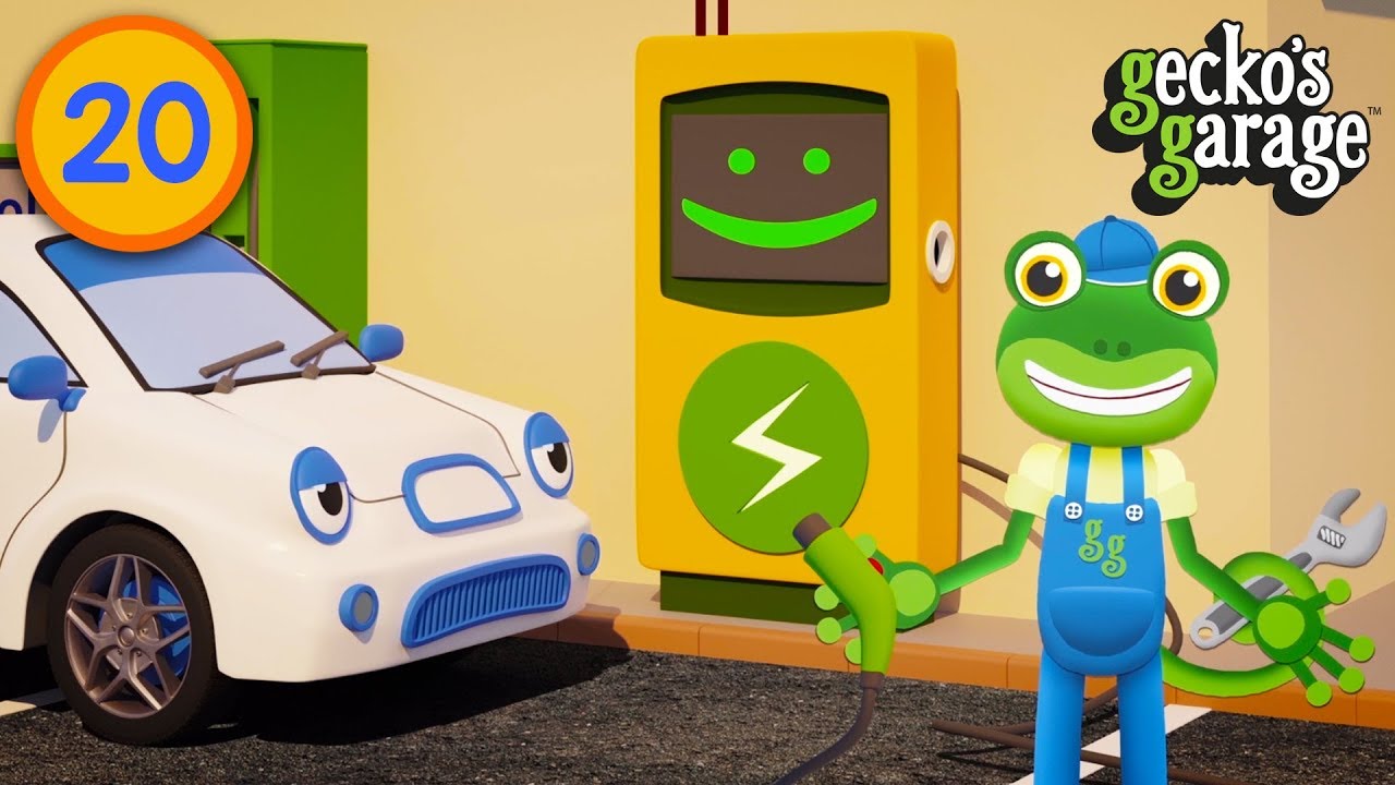 Gecko Fixes Cars at His Repair Garage  Educational Videos For Toddlers  Geckos Garage