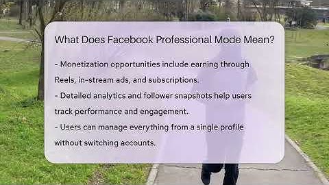 What Does Facebook Professional Mode Mean? - Everyday-Networking