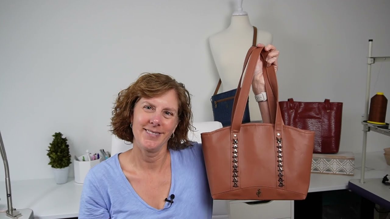 Chain Weaving & Reducing Bulk on Bag Handles || Bag Making Tutorial