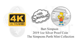 Bart Simpson 2019 1oz Silver Proof Coin - The Perth Mint