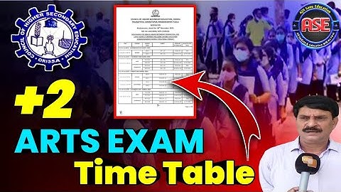 +2 Arts Exam Time Table 2023 | +2 Board Exam Time Table 2023