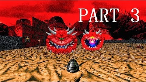 DOOM 1 Walkthrough Gameplay INFERNO PART 3 PS4 No Commentary