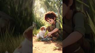 Gareeb😣 Aarav Aur 🐶dog #animatedcartoon #animation #anime #3danimation #3danimatedstories #poor