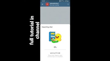 Telegram making a step ahead. transfer chats from whatsapp to telegtam.