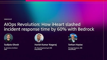 AWS re:Invent 2025 - AIOps Revolution: How iHeart slashed incident response time by 60% with Bedrock