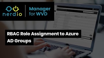 RBAC Role Assignment to Azure AD Groups - Nerdio Manager for Enterprise (AVD Demo of the Day)