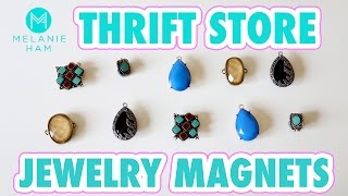 Thrift Store Jewelry Magnets- HGTV Handmade