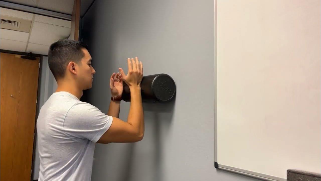 Serratus Foam Roll Wall Slides YouTube