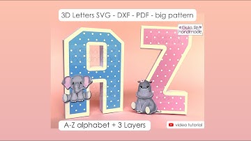 3d letters tutorial - How to assemble 3d letters - Cricut Tutorial