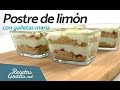 POSTRE DE LIMÓN con galletas María - Postres fáciles y rápidos SIN HORNO