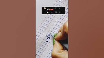 Miyu in cursive writing ✍🏻 #cursivewriting #calligraphy #shorts #handwriting #art