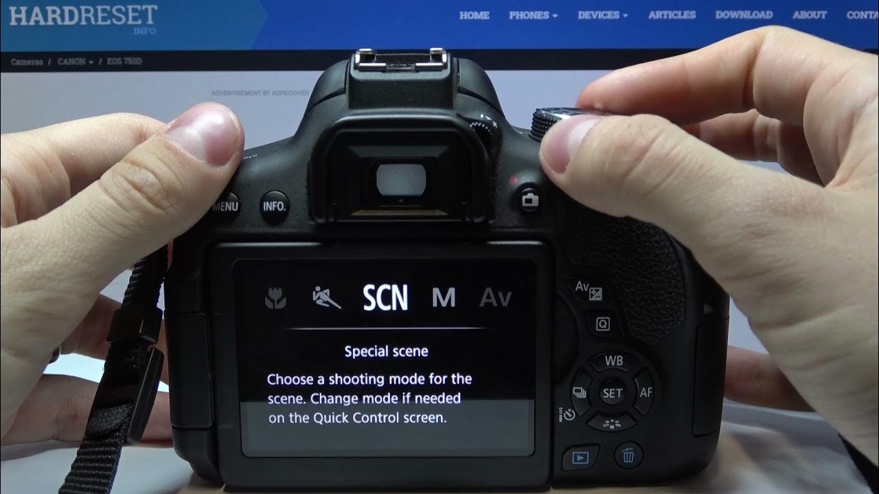 How to Change Image Resolution on Canon EOS 750D Set the Highest