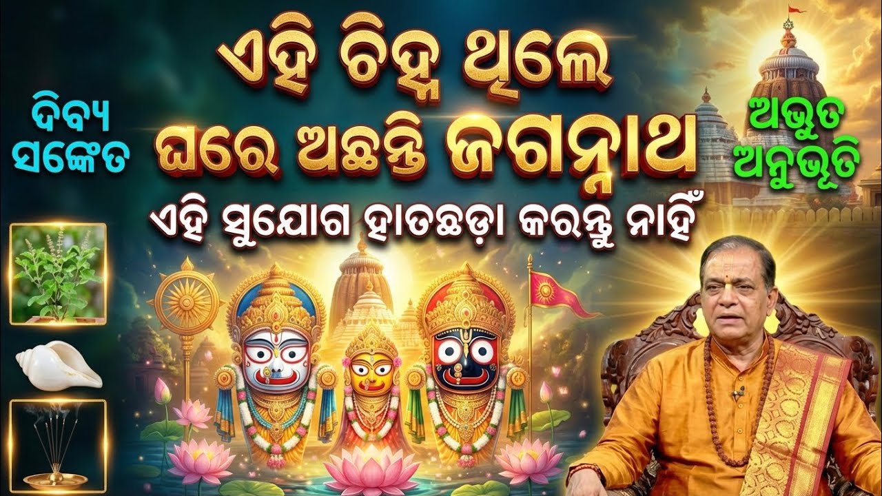 ଏହି ଚିହ୍ନ ଥିଲେ ଘରେ ଅଛନ୍ତି ପ୍ରଭୁ ଜଗନ୍ନାଥ || ଏହି ସୁଯୋଗ ହାତଛଡ଼ା କରନ୍ତୁ ନାହିଁ || ନଚେତ ଘର ନଷ୍ଟ ହେଇଯିବ ||