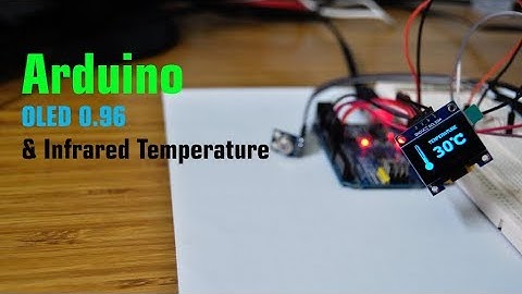 Arduino OLED 128x64 temperature display