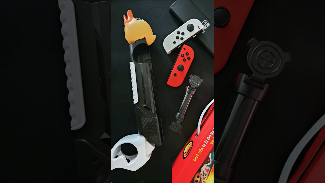 UNBOXING FUNNY "DUCK QUACK SHOOT" GAME FOR NINTENDO SWITCH