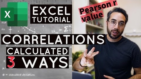 How to Calculate Correlations in Excel (CORREL and 2 more ways)