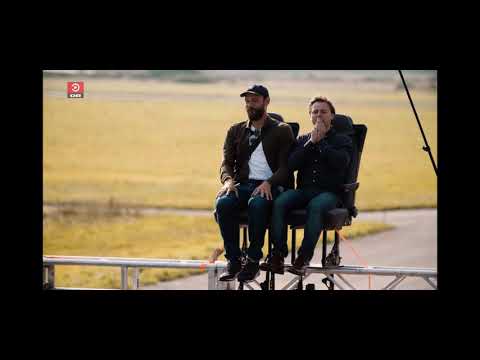 Relative velocity | CANNON FIRED DIRECTLY AT TWO GUYS | Danish TV physics experiment