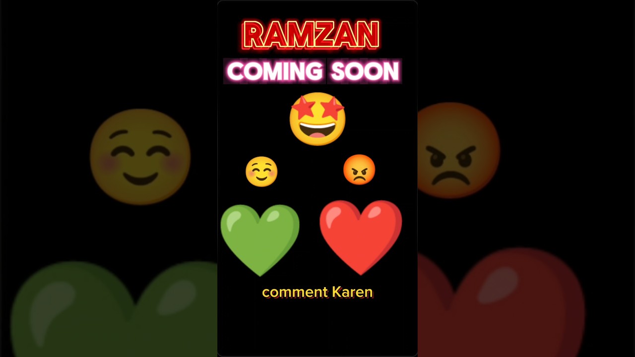 रमजान आ रहा है 🕋 