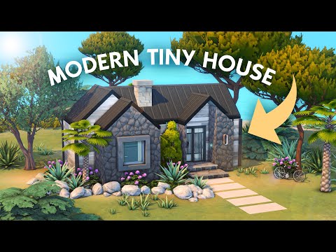 Modern Tiny on an Island // The Sims 4 Speed Build