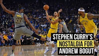 Warriors Stephen Curry's nostalgia for Andrew Bogut