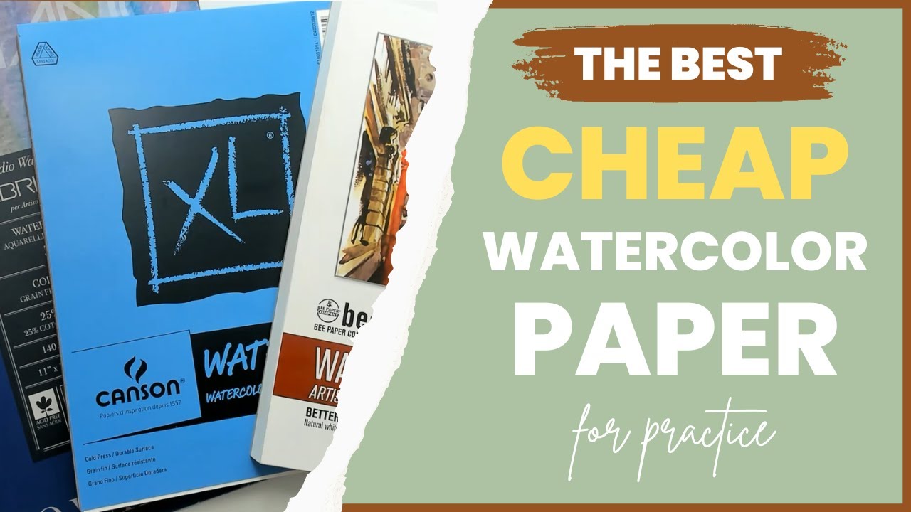 100% Cotton Watercolor Paper – 140 lb. – Bee Paper