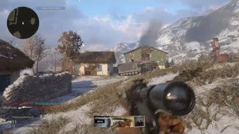 WW2 Insane sniper Quad Feed!