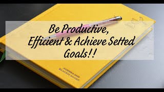 Write Down Your Goals,It Works Miracles