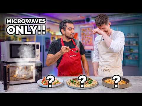 전문 셰프가 전자레인지로만 3코스 레스토랑 요리를 만들 수 있을까? | Sorted Food