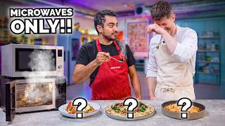 We Forced Chefs To Cook A 3-Course Meal Using Only Microwaves | Sorted Food