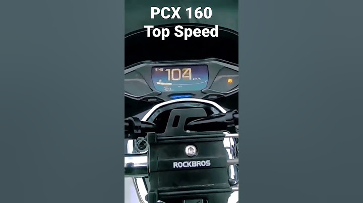 Pcx 160 Top Speed ​​(SEMUA STOK)
