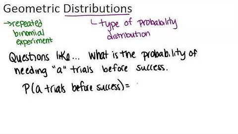 Geometric Distributions: Lesson (Basic Probability and Statistics Concepts)