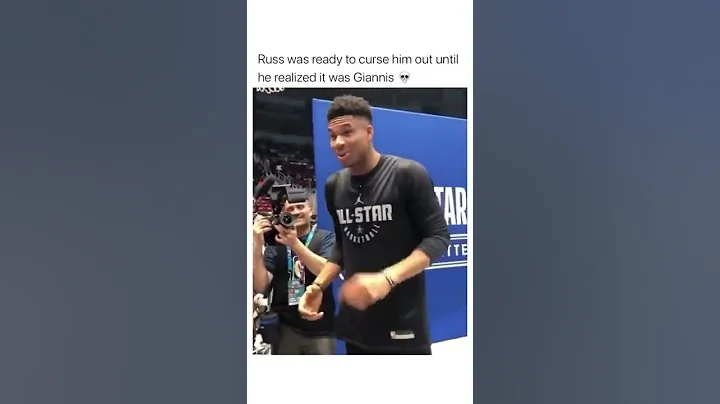 Westbrook almost curses out Giannis 😭