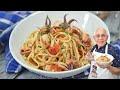 Linguine with Calamari in Tomato Sauce