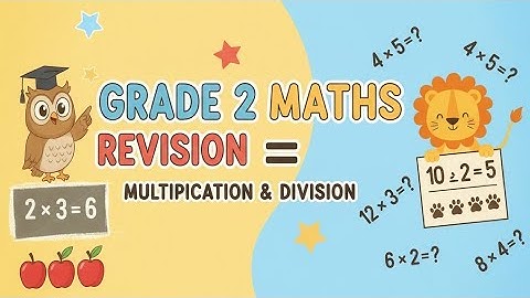 Grade 2 Multiplication & Division Maths Revision #maths #basic #education #school #students #college