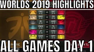 Worlds 2019 Day 1 Highlights ALL GAMES Group Stage