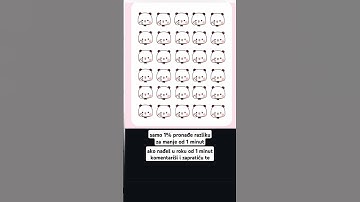 Da li se u 1% ili preostalih 99%? 😁 #fypage #findthedifference #viralvideo #memes #fy #challenge