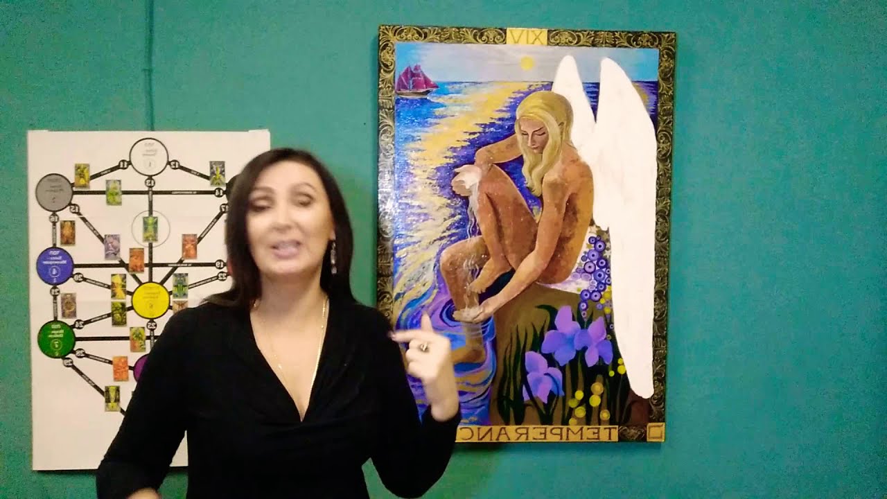 Авторская колода Таро. УМЕРЕННОСТЬ - YouTube