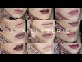 Full Collection of NYX Cosmetics Lip Lingerie Liquid Matte Lipstick | Swatches + Review