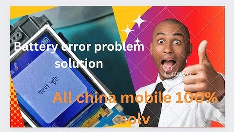 Micromax battery error problem solution #all china mobile battery error 100%solution#Aashish mobile