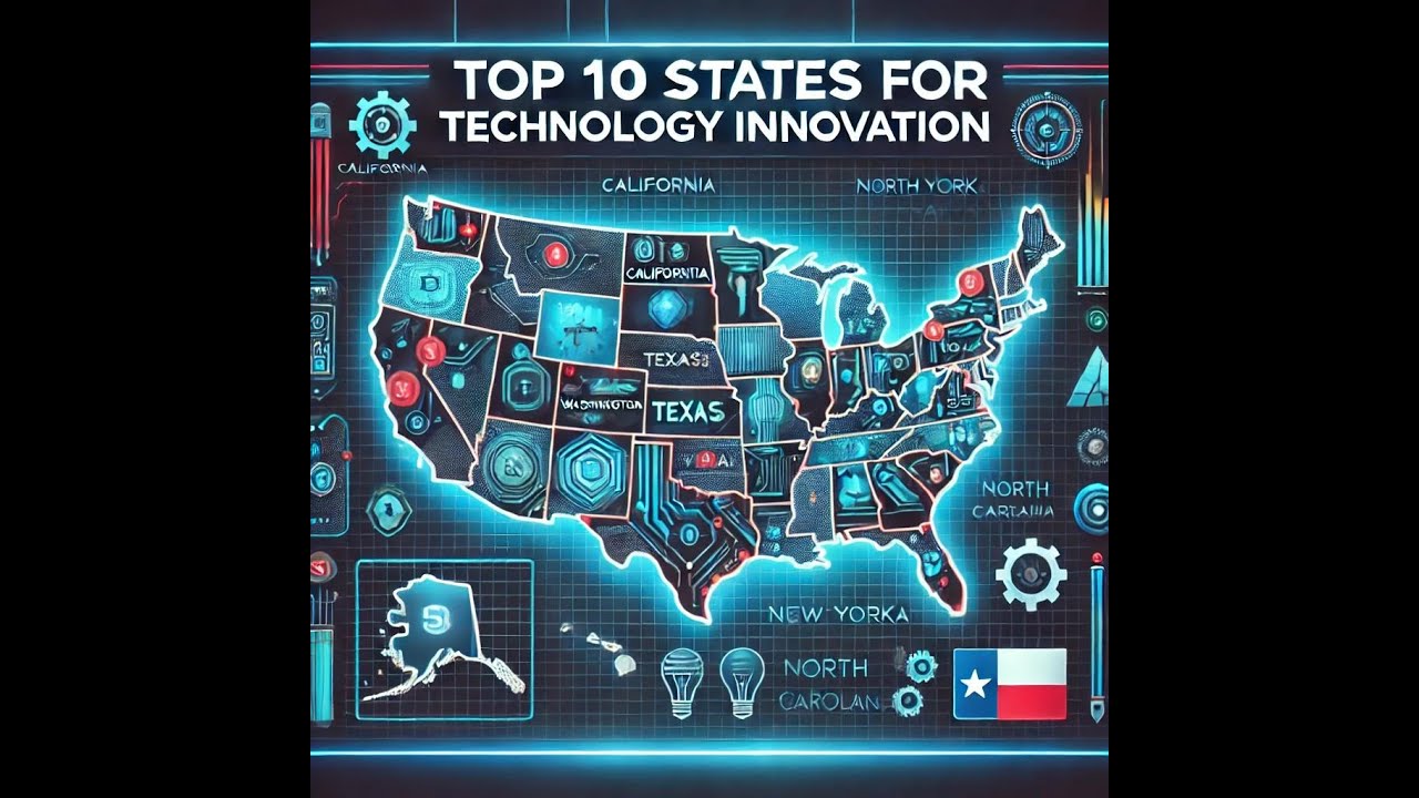 Technology Current State Top 10 tech states in the U.S.A - YouTube