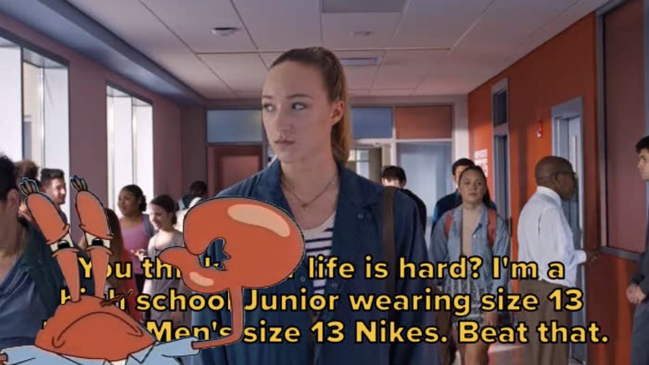 You think your life is hard? I'm a high school Junior wearing size 13 Nikes  - YouTube