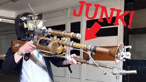 Making a Sci-fi blaster from your grandmas junk