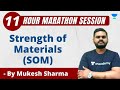 MEGA MARATHON | Strength of Materials | GATE/ESE 2021 Mechanical Engineering | Mukesh Sharma