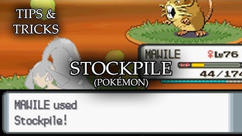 Tips & Tricks - Stockpile (Pokémon) - RPG Maker MV