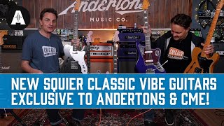 We Collaborated with Chicago Music Exchange! - NEW Exclusive Squier Classic Vibe Guitars