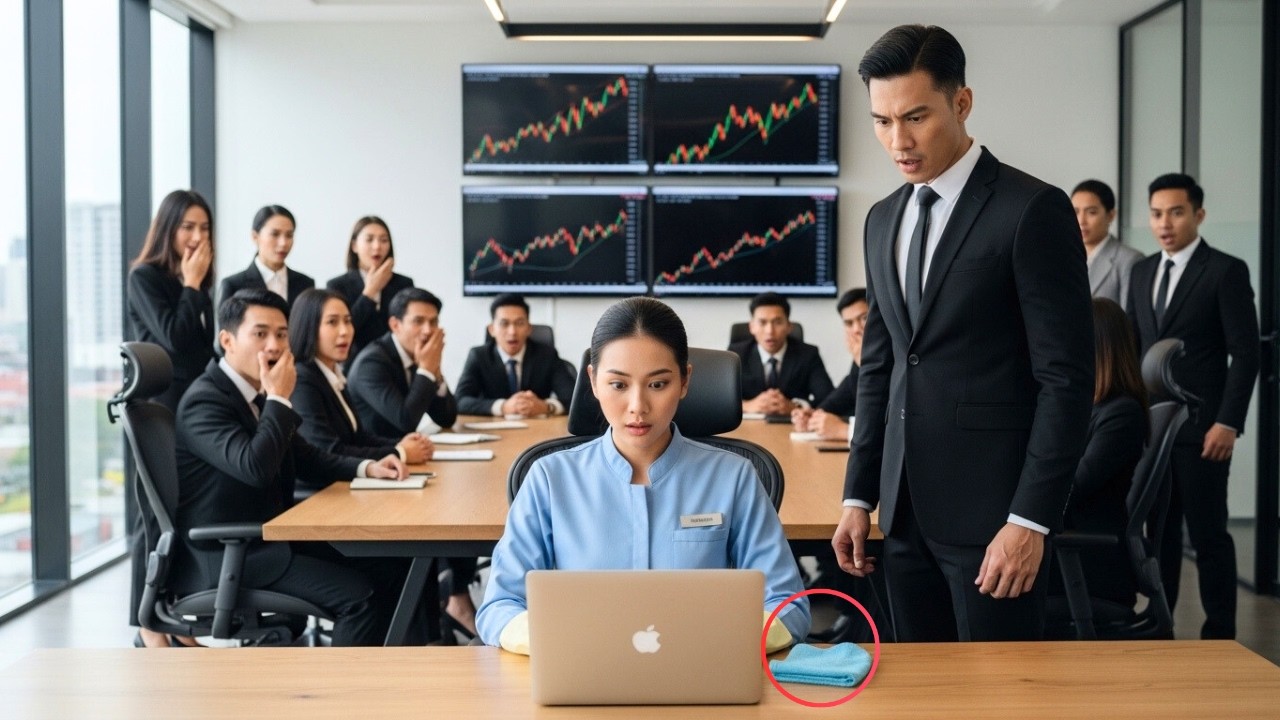 SAHAM ANJLOK PARAH, PEMBERSIH KANTOR SELAMATKAN PERUSAHAAN RATUSAN MILIAR, CEO SYOK DAN MENIKAHINYA!