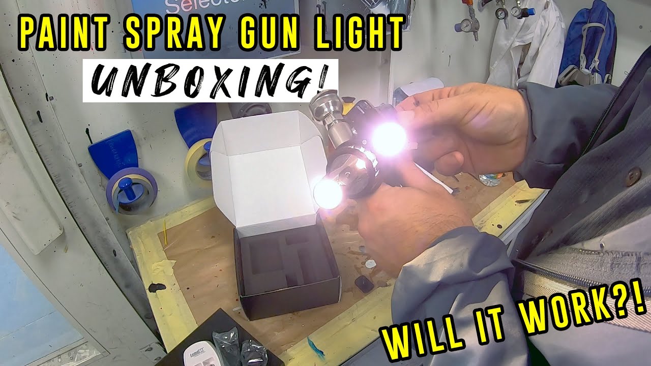 Paint Spray Gun Light (UNBOXING)! Will Paint Society like it